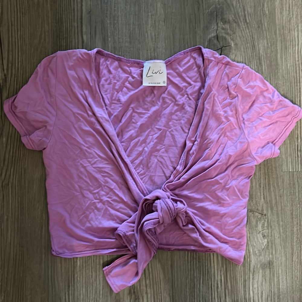 tie front top